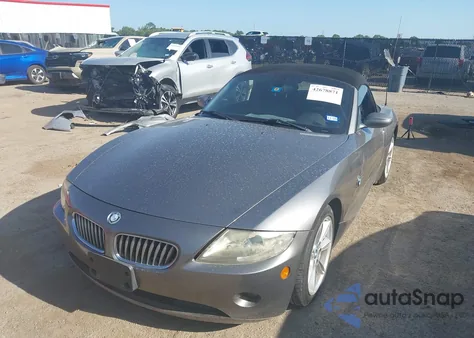 2005 BMW Z4 3.0I из США, поврежденный, VIN 4USBT53585LU10887